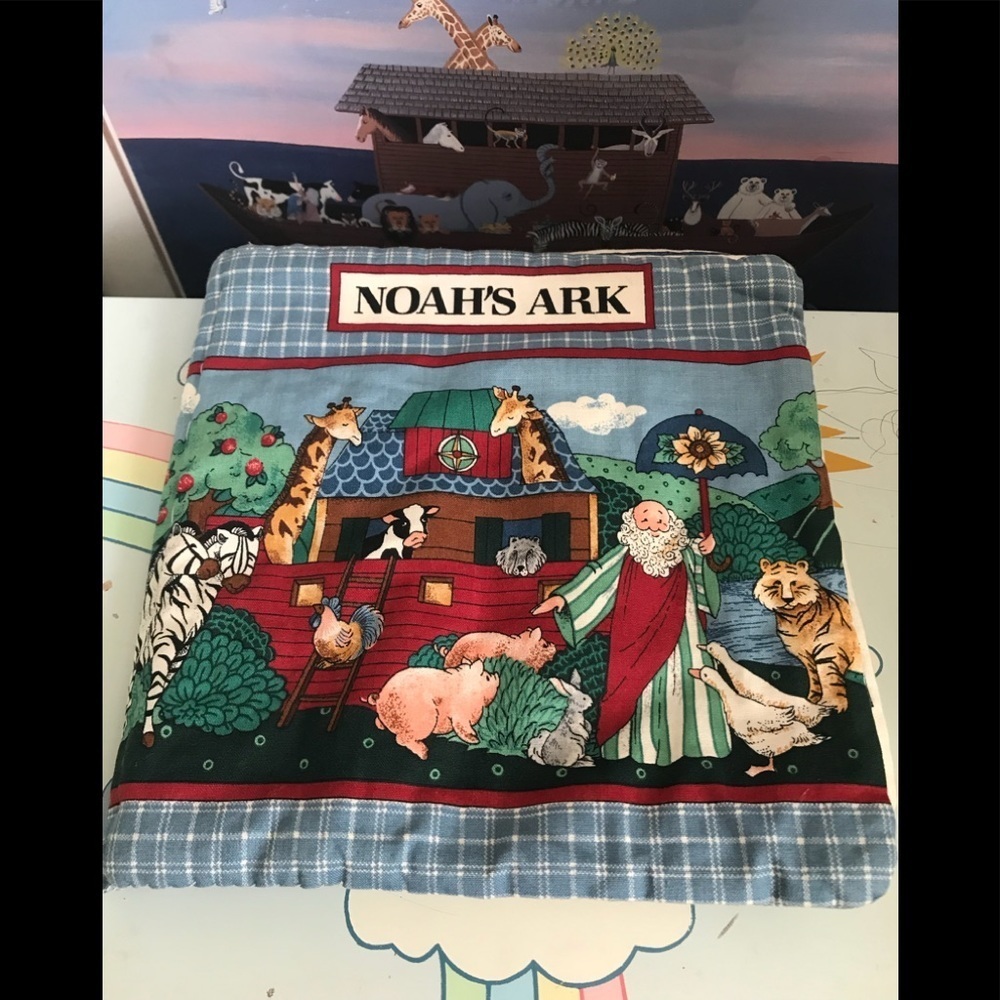Rare Vintage 1970’s Handmade Noah’s Ark Book